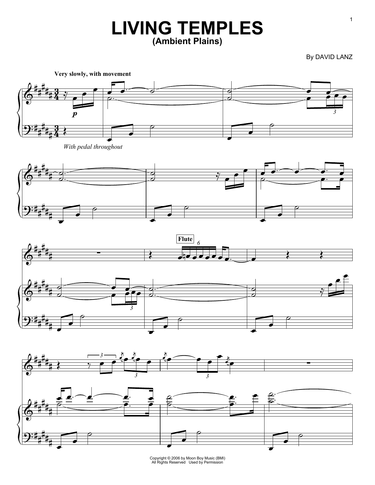 Learn to play David Lanz & Gary Stroutsos Living Temples (Ambient Plains) sheet music for Piano Solo in minutes. Price: 7.8900$ David Lanz & Gary Stroutsos Living Temples (Ambient Plains) sheet music notes and chords arranged for Piano Solo