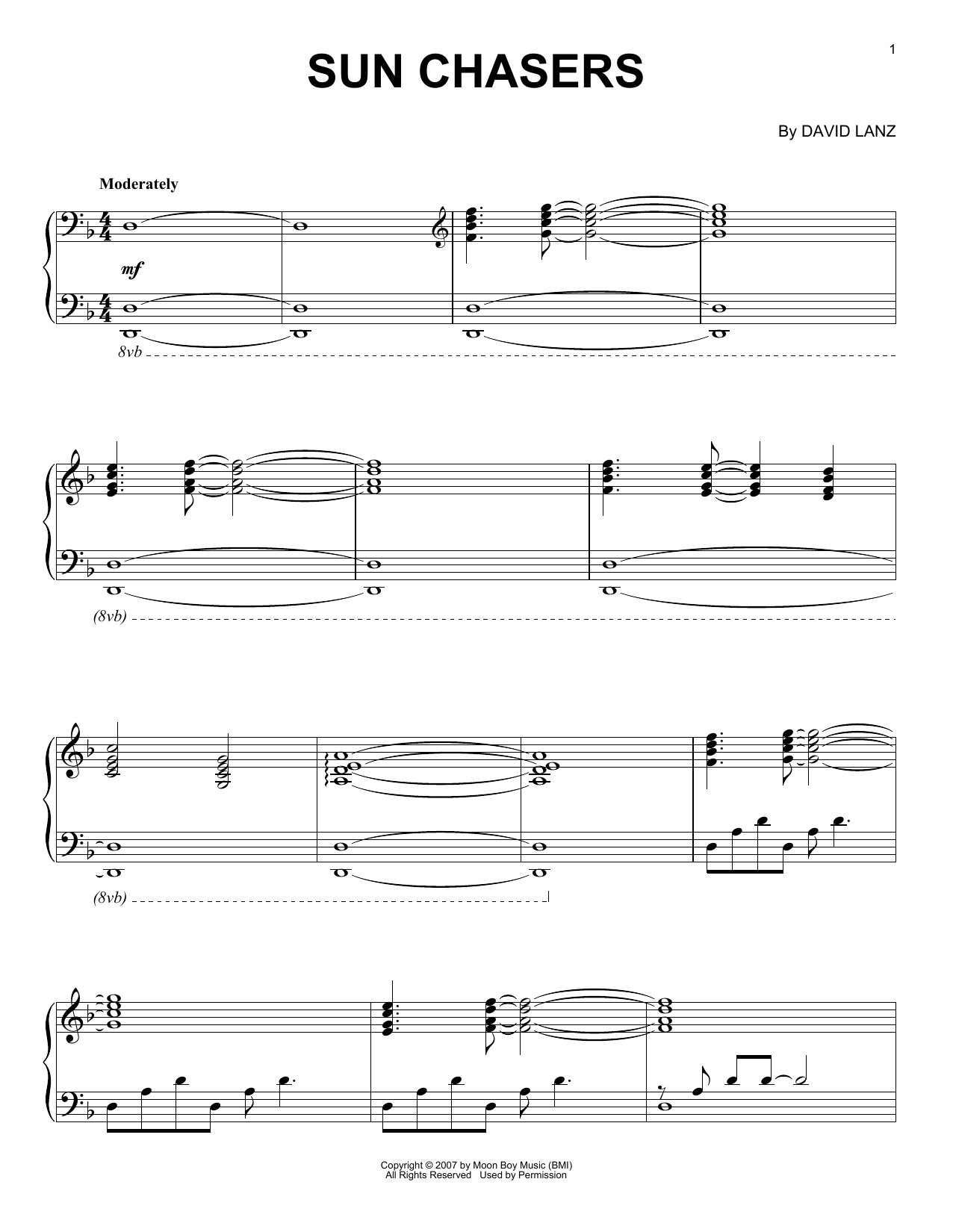 Learn to play David Lanz & Gary Stroutsos Sun Chasers sheet music for Piano Solo in minutes. Price: 7.8900$ David Lanz & Gary Stroutsos Sun Chasers sheet music notes and chords arranged for Piano Solo