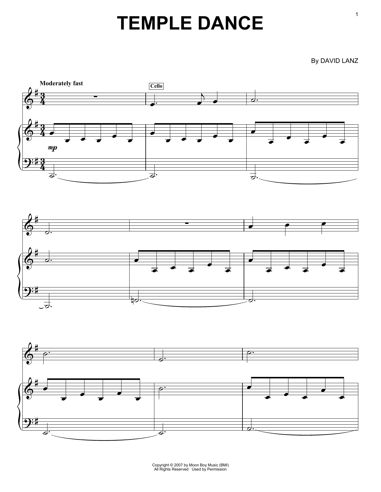 Learn to play David Lanz & Gary Stroutsos Temple Dance sheet music for Piano Solo in minutes. Price: 7.8900$ David Lanz & Gary Stroutsos Temple Dance sheet music notes and chords arranged for Piano Solo