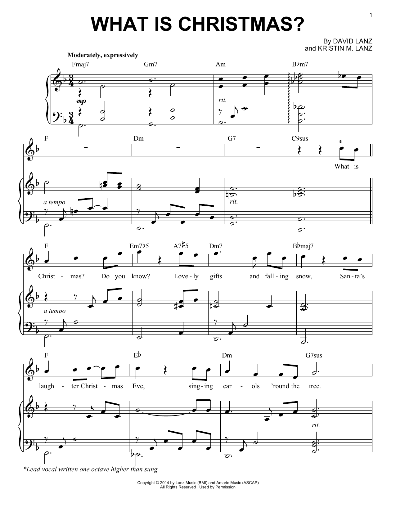 Learn to play David Lanz & Kristin Amarie What Is Christmas? sheet music for Piano Solo in minutes. Price: 7.8900$ David Lanz & Kristin Amarie What Is Christmas? sheet music notes and chords arranged for Piano Solo