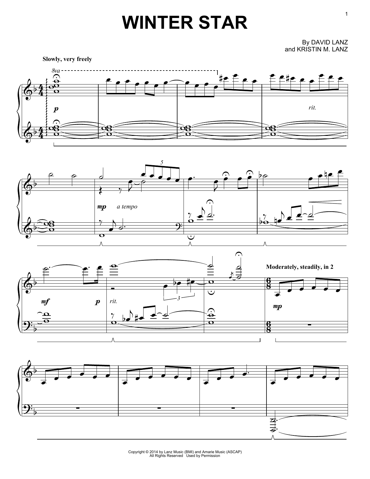 Learn to play David Lanz & Kristin Amarie Winter Star sheet music for Piano Solo in minutes. Price: 7.8900$ David Lanz & Kristin Amarie Winter Star sheet music notes and chords arranged for Piano Solo