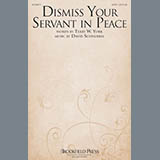 Download or print David Schwoebel Dismiss Your Servant In Peace Sheet Music Printable PDF 10-page score for Sacred / arranged SATB Choir SKU: 177816