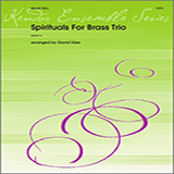 Download or print David Uber Spirituals For Brass Trio - Bb Trumpet Sheet Music Printable PDF 2-page score for Gospel / arranged Brass Ensemble SKU: 342769.