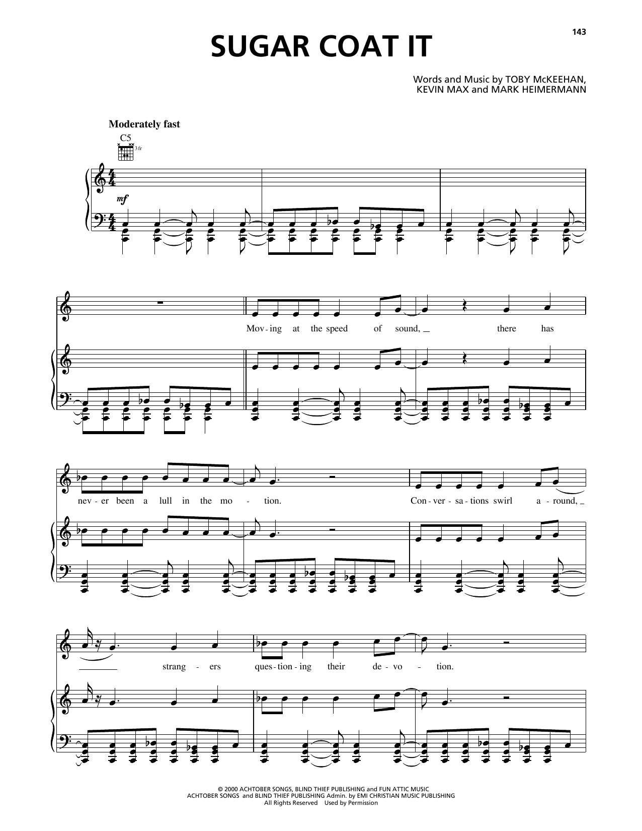 dc Talk Sugar Coat It sheet music notes and chords. Download Printable PDF.