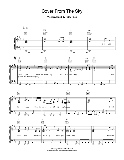 Learn to play Deacon Blue Cover From The Sky sheet music for Piano, Vocal & Guitar (Right-Hand Melody) in minutes. Price: 6.9900$ Deacon Blue Cover From The Sky sheet music notes and chords. Download Printable PDF.