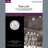 Download or print Dean Kay & Kelly Gordon That's Life (arr. Barbershop Harmony Society) Sheet Music Printable PDF 6-page score for Standards / arranged SSAA Choir SKU: 474962
