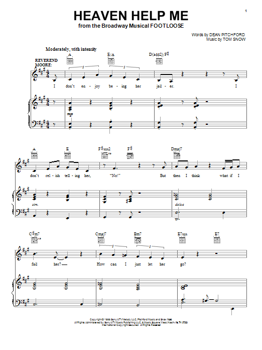 Learn to play Dean Pitchford Heaven Help Me sheet music for Easy Piano in minutes. Price: 6.9900$ Dean Pitchford Heaven Help Me sheet music notes and chords arranged for Easy Piano