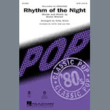 Download or print DeBarge Rhythm Of The Night (arr. Kirby Shaw) Sheet Music Printable PDF 11-page score for Rock / arranged SAB Choir SKU: 154173