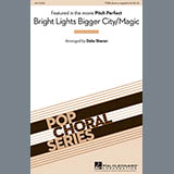Download or print Deke Sharon Bright Lights Bigger City/Magic Sheet Music Printable PDF 5-page score for A Cappella / arranged TTBB Choir SKU: 98692