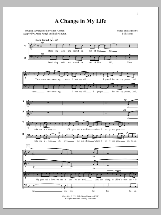 Learn to play Deke Sharon A Change in My Life sheet music for SATB Choir in minutes. Price: 3.9900$ Deke Sharon A Change in My Life sheet music notes and chords arranged for SATB Choir