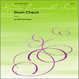Download or print Del Borgo Drum Check - Percussion 3 Sheet Music Printable PDF 2-page score for Classical / arranged Percussion Ensemble SKU: 324089.