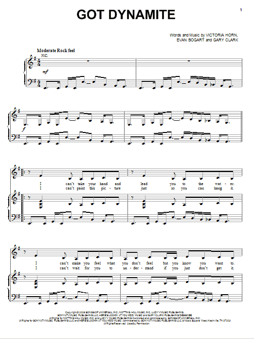 Demi Lovato Got Dynamite sheet music notes and chords. Download Printable PDF.