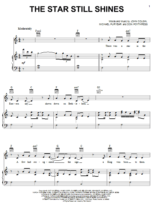 Diamond Rio The Star Still Shines Sheet Music Pdf Notes Chords Pop Score Piano Vocal Guitar Right Hand Melody Download Printable Sku 62402