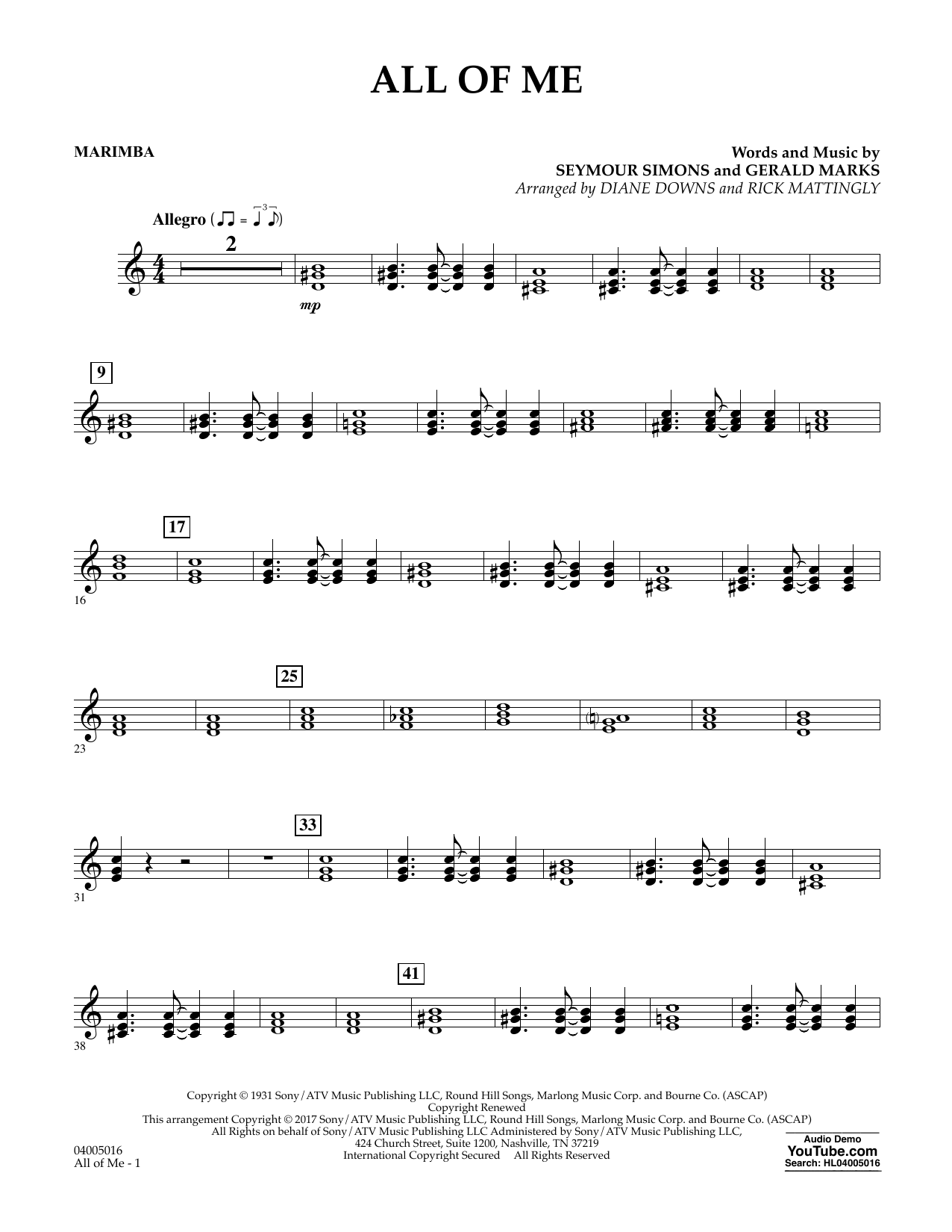 diane-downs-all-of-me-marimba-sheet-music-pdf-notes-chords-jazz