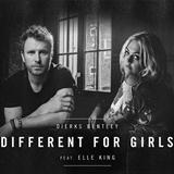 Download or print Dierks Bentley feat. Elle King Different For Girls Sheet Music Printable PDF 6-page score for Pop / arranged Piano, Vocal & Guitar Chords (Right-Hand Melody) SKU: 173897