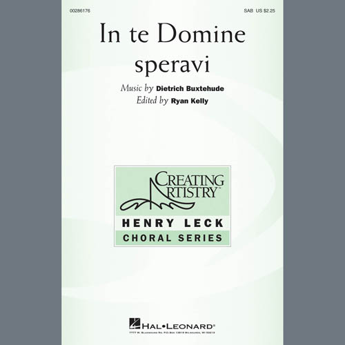 Dietrich Buxtehude In Te Domine Speravi (ed. Ryan Kelly) Profile Image