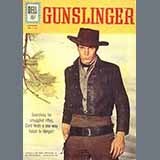 Download or print Dimitri Tiomkin Gunslinger Sheet Music Printable PDF 4-page score for Film/TV / arranged Piano, Vocal & Guitar Chords (Right-Hand Melody) SKU: 70574
