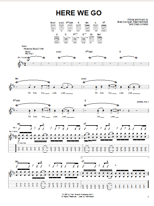 Dispatch Here We Go sheet music notes and chords. Download Printable PDF.