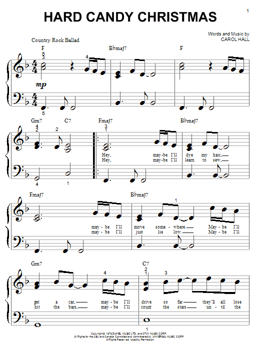 Learn to play Dolly Parton Hard Candy Christmas sheet music for Easy Guitar Tab in minutes. Dolly Parton Hard Candy Christmas sheet music notes and chords. Download Printable PDF.