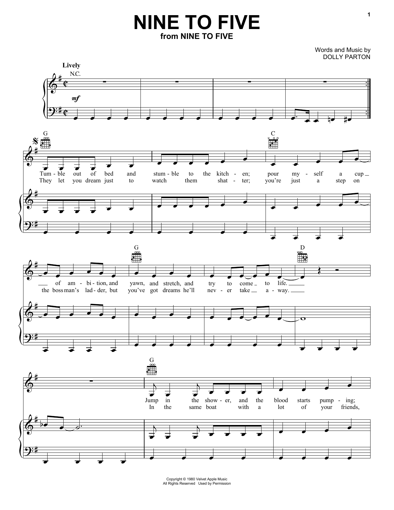 Dolly Parton 9 To 5 Keyboard RADOLLA