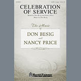 Download or print Don Besig Celebration Of Service Sheet Music Printable PDF 15-page score for Concert / arranged SATB Choir SKU: 86608