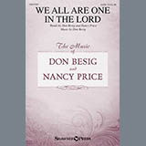 Download or print Don Besig We All Are One In The Lord Sheet Music Printable PDF 10-page score for Sacred / arranged SATB Choir SKU: 156530