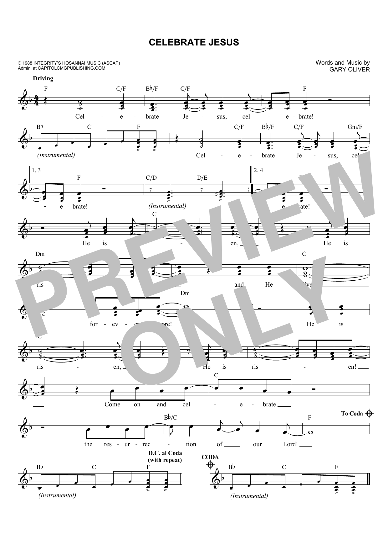 Don Moen Celebrate Jesus Sheet Music And Chords Printable Piano