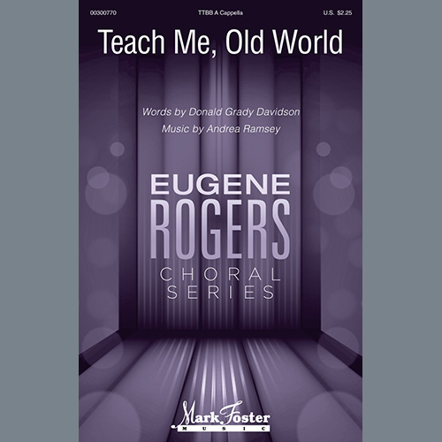 Donald Grady Davidson and Andrea Ramsey Download Printable PDF Score Easily Download Donald Grady Davidson and Andrea Ramsey Printable PDF piano music notes, guitar tabs for TTBB Choir. Transpose or transcribe this score in no time - Learn how to play song progression.