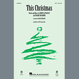 Download or print Donny Hathaway This Christmas (arr. Roger Emerson) Sheet Music Printable PDF 11-page score for Christmas / arranged SATB Choir SKU: 1147289