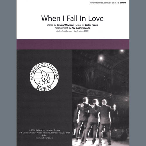Doris Day When I Fall In Love (arr. Jay Giallombardo) Profile Image