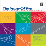 Download or print Doug Beach The Power Of Two - Trumpet Sheet Music Printable PDF 28-page score for Concert / arranged Brass Ensemble SKU: 124981.