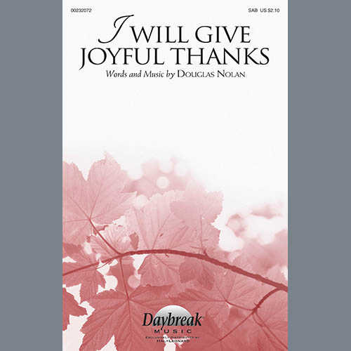 Douglas Nolan Download Printable PDF Score Easily Download Douglas Nolan Printable PDF piano music notes, guitar tabs for SAB Choir. Transpose or transcribe this score in no time - Learn how to play song progression.