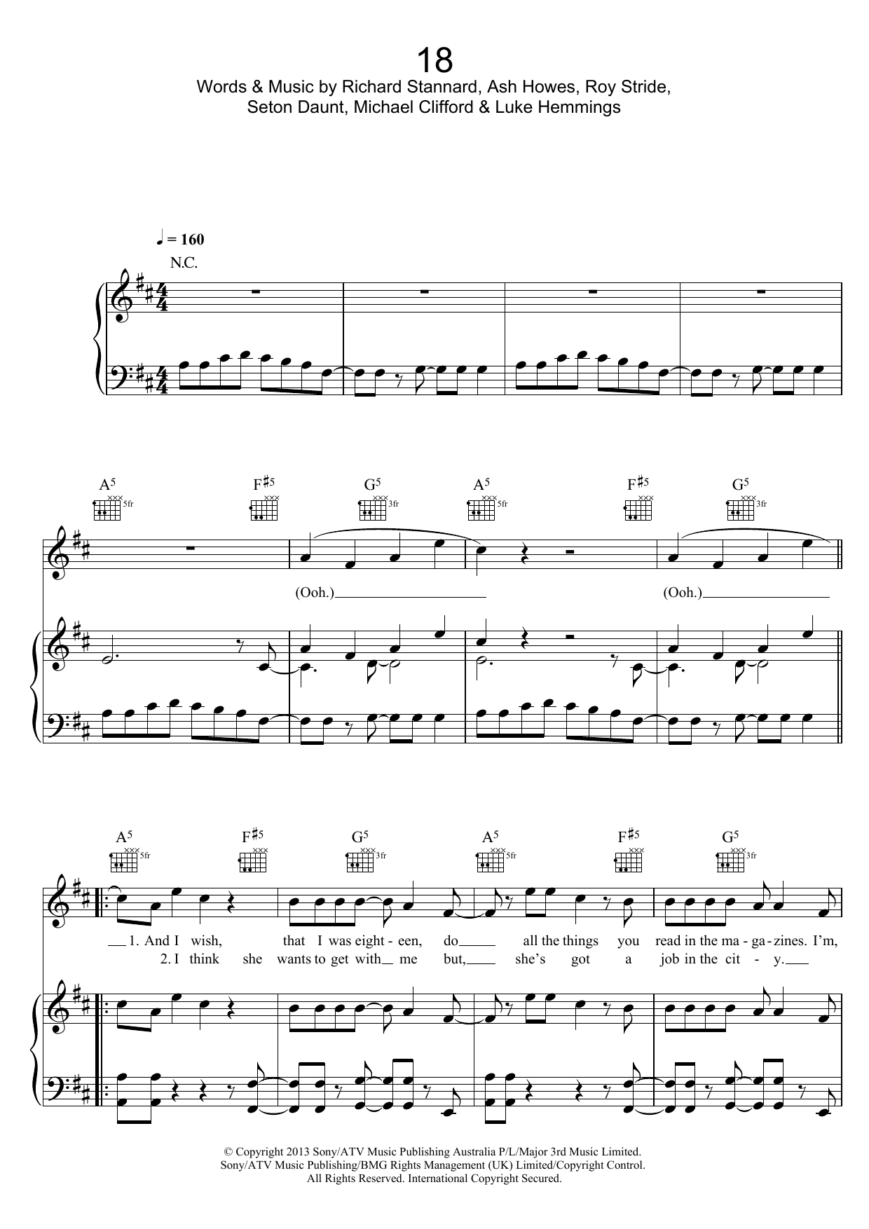  Sheet Music