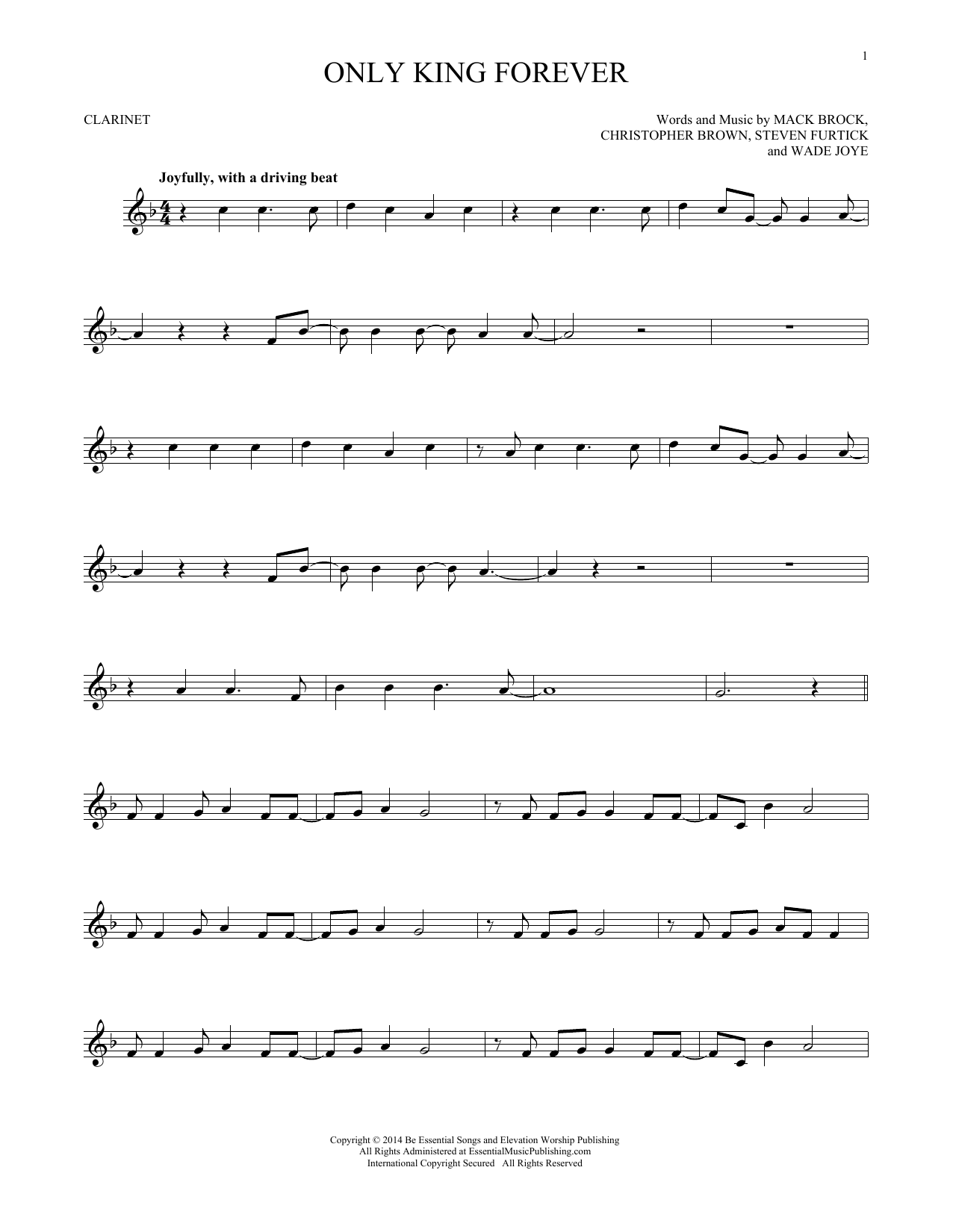 7eventh Time Down Only King Forever sheet music notes and chords. Download Printable PDF.