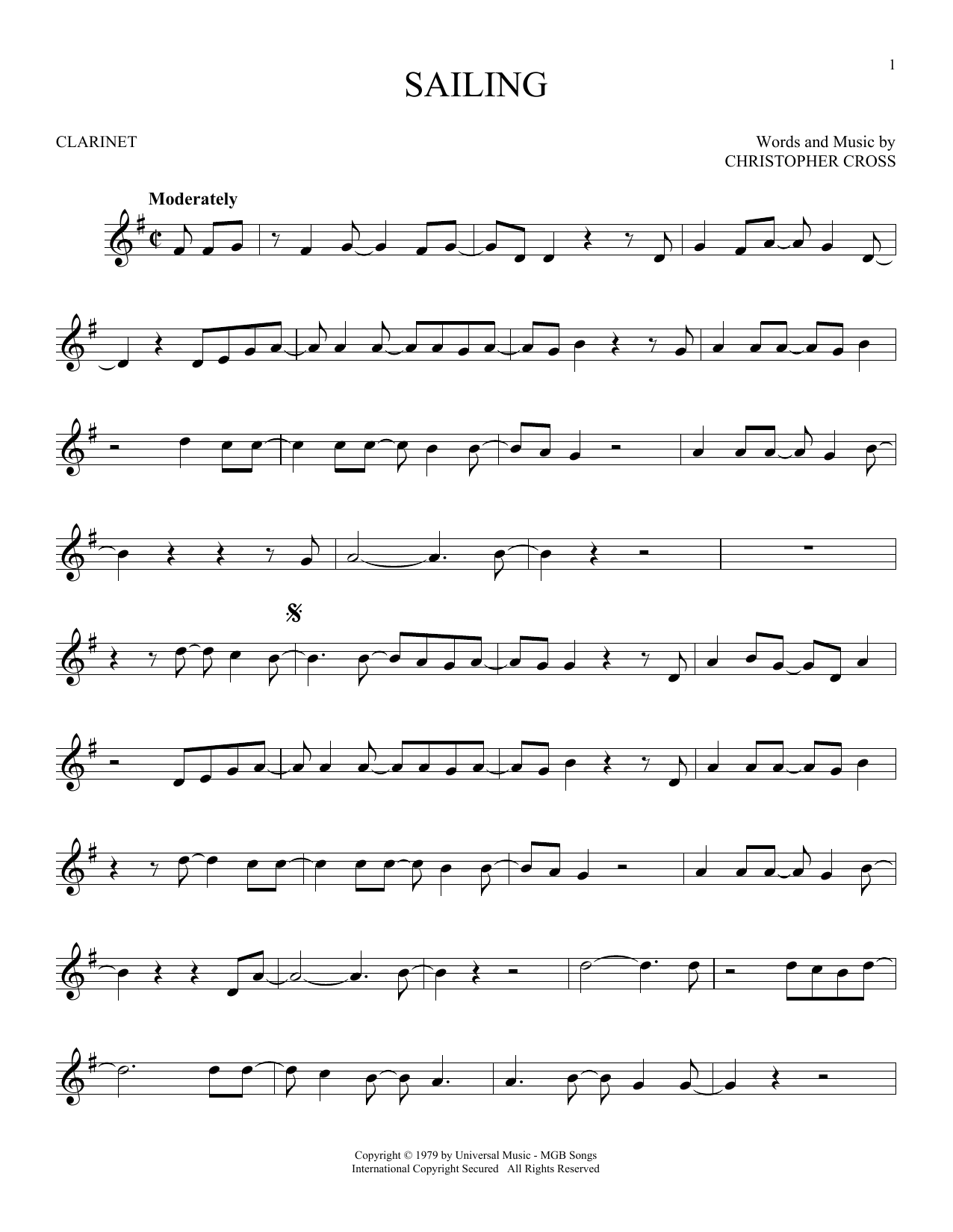 'N Sync Sailing sheet music notes and chords. Download Printable PDF.