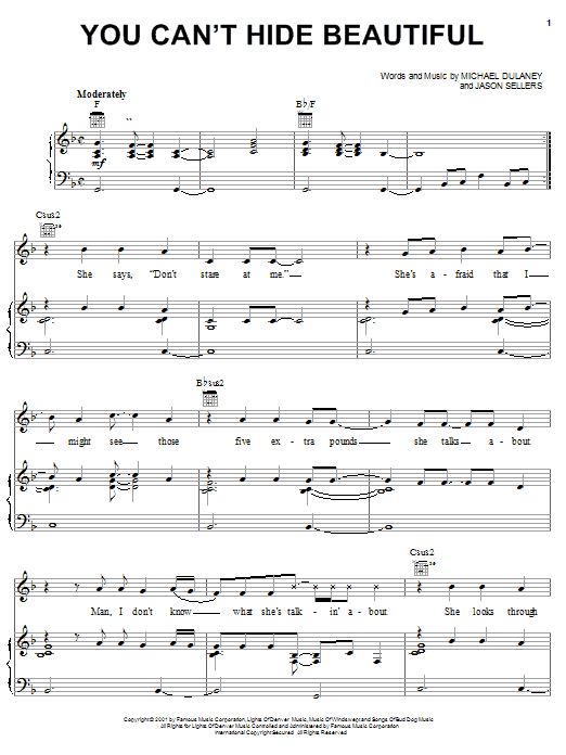 Learn to play Aaron Lines You Can't Hide Beautiful sheet music for Piano, Vocal & Guitar Chords (Right-Hand Melody) in minutes. Price: 7.8900$ Aaron Lines You Can't Hide Beautiful sheet music notes and chords arranged for Piano, Vocal & Guitar Chords (Right-Hand Melody)