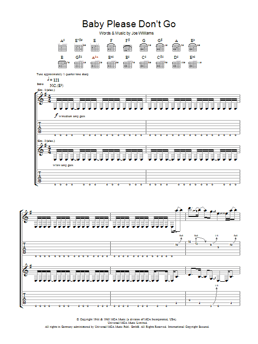 Learn to play AC/DC Baby, Please Don't Go sheet music for Guitar Tab in minutes. Price: 7.8900$ AC/DC Baby, Please Don't Go sheet music notes and chords arranged for Guitar Tab