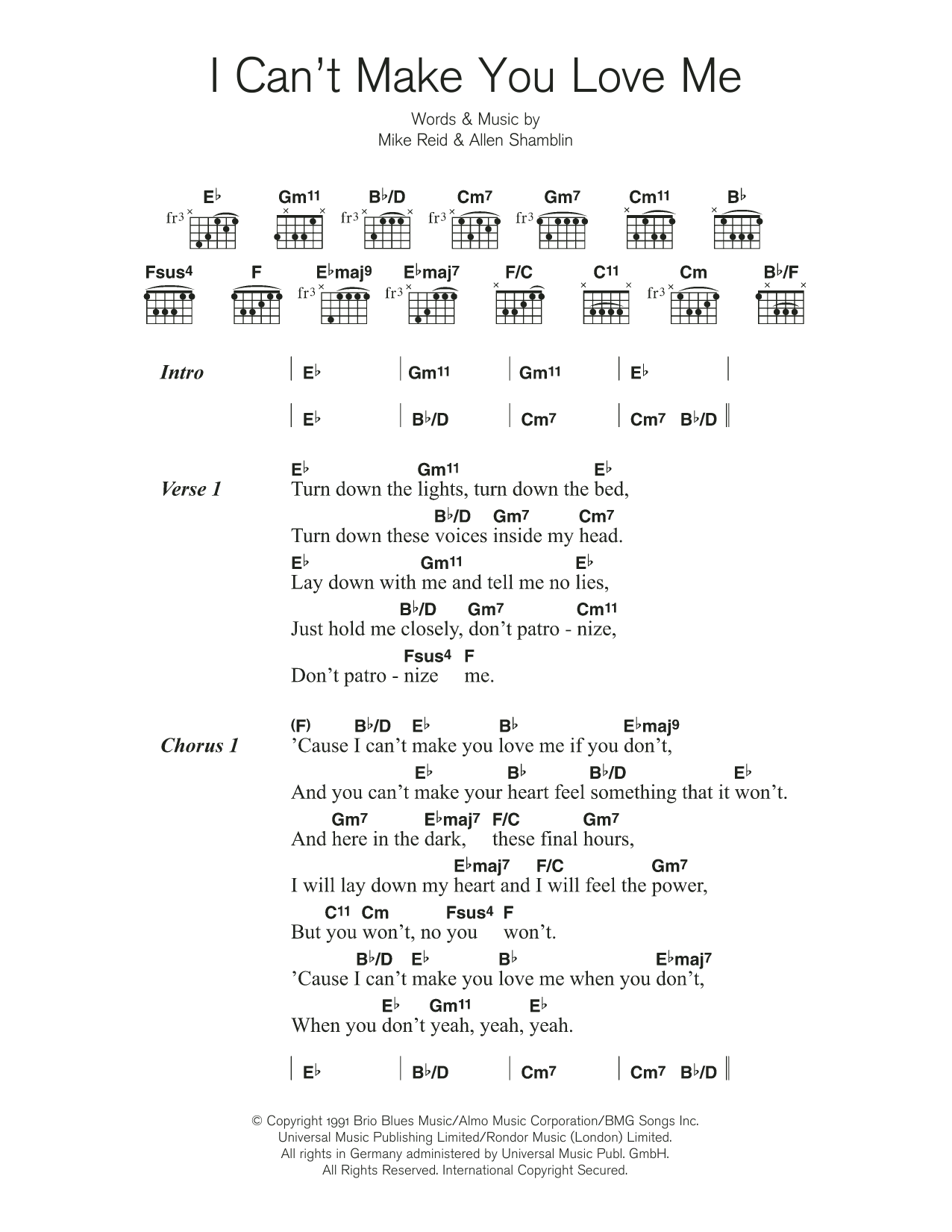 Adele I Can't Make You Love Me sheet music notes and chords. Download Printable PDF.