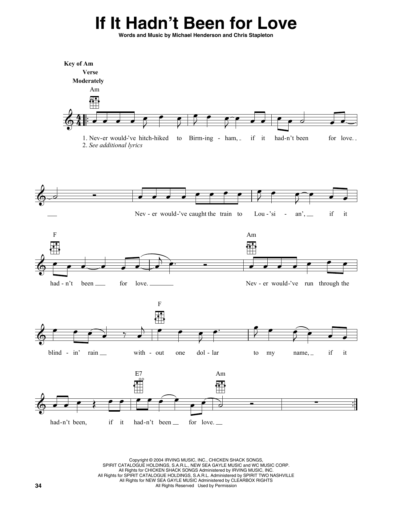 Adele If It Hadn't Been For Love (arr. Fred Sokolow) sheet music notes and chords. Download Printable PDF.