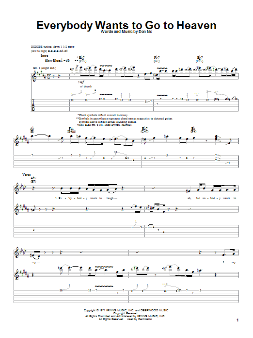 Learn to play Albert King Everybody Wants To Go To Heaven sheet music for Guitar Tab in minutes. Price: 7.8900$ Albert King Everybody Wants To Go To Heaven sheet music notes and chords arranged for Guitar Tab