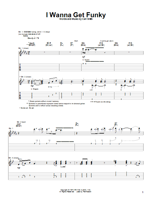 Albert King I Wanna Get Funky sheet music notes and chords. Download Printable PDF.