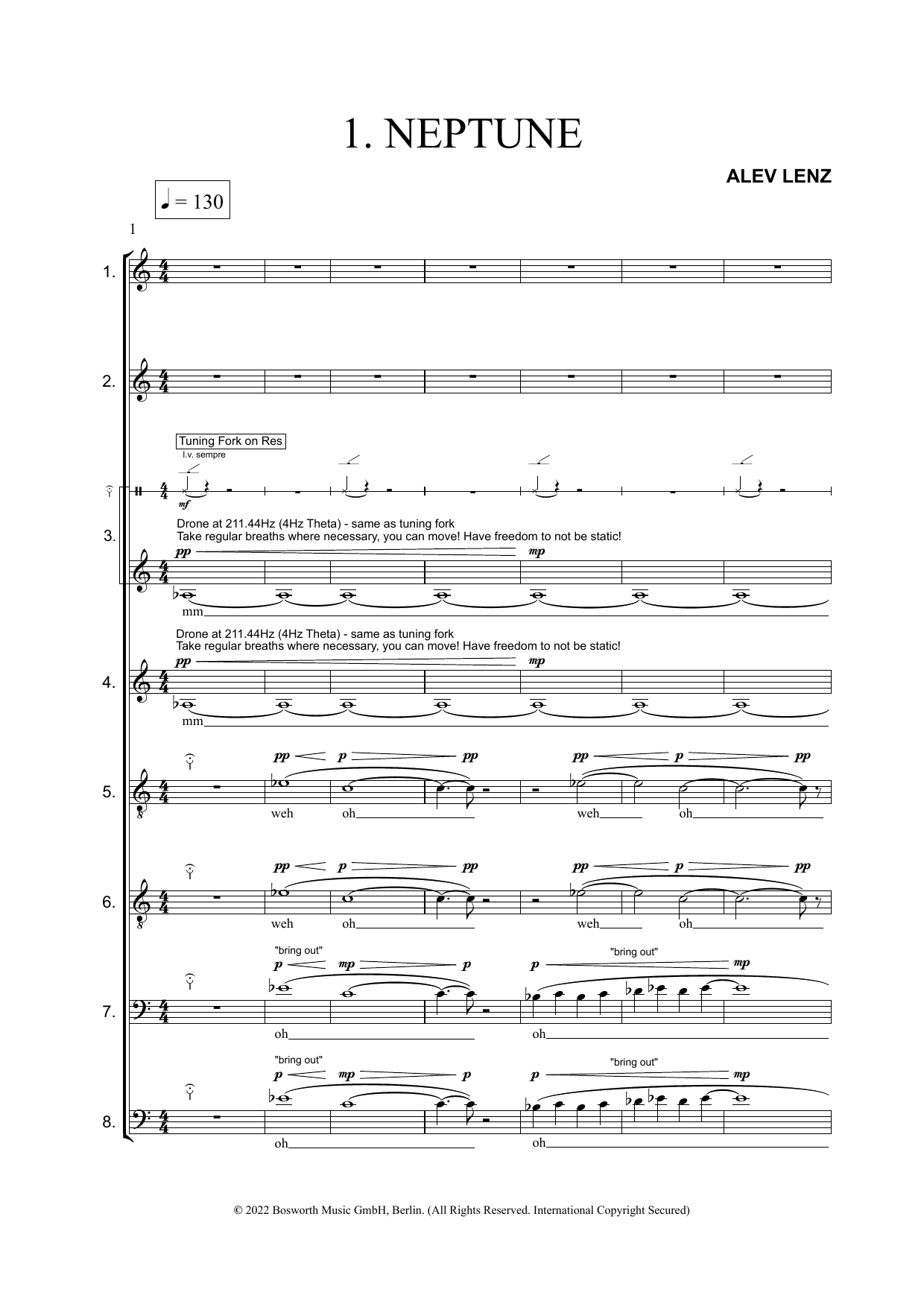 Learn to play Alev Lenz 7 Planets sheet music for Choir in minutes. Price: 64.9900$ Alev Lenz 7 Planets sheet music notes and chords arranged for Choir