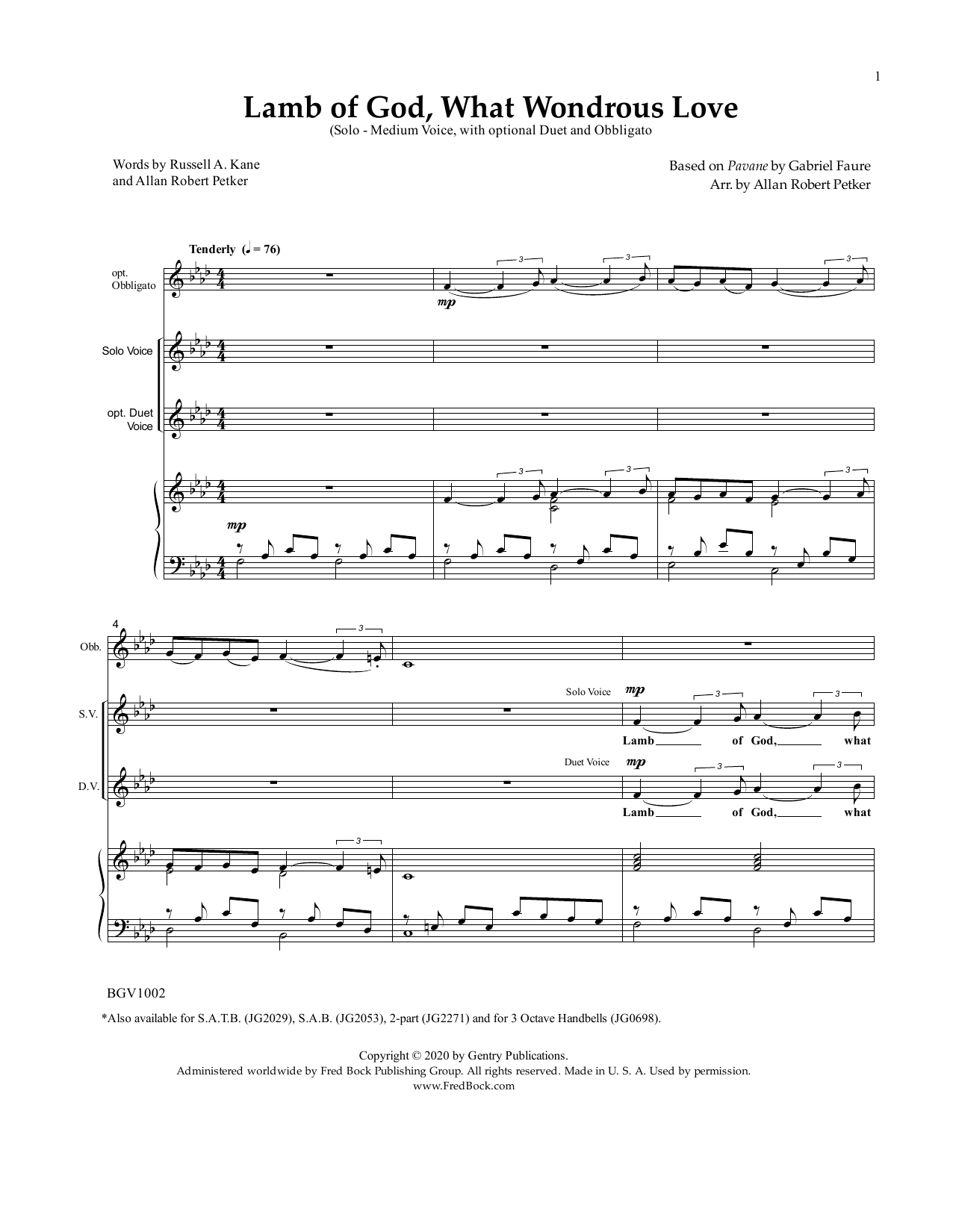 Learn to play Allan Petker Lamb of God, What Wondrous Love sheet music for Piano & Vocal in minutes. Price: 9.9900$ Allan Petker Lamb of God, What Wondrous Love sheet music notes and chords arranged for Piano & Vocal