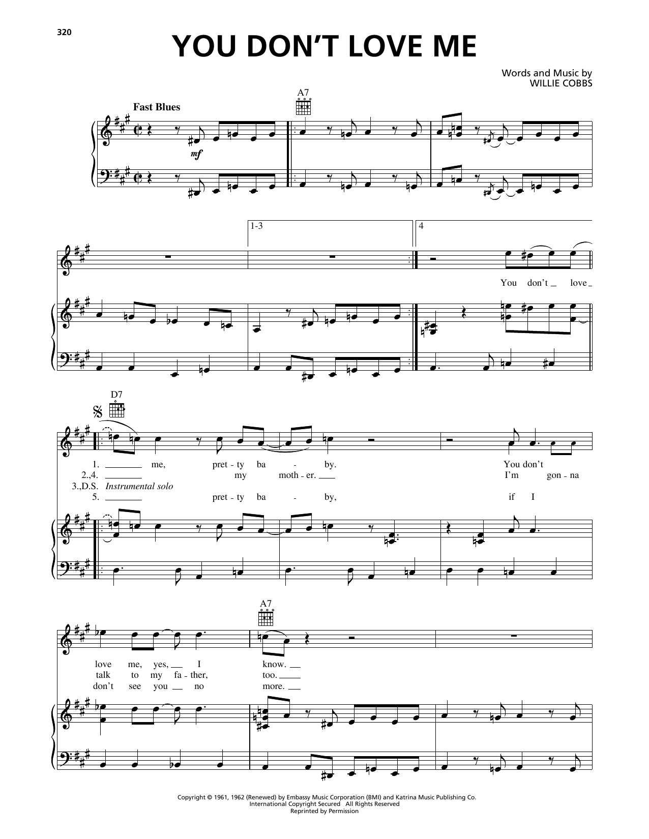 Learn to play Allman Brothers You Don't Love Me sheet music for Piano, Vocal & Guitar Chords (Right-Hand Melody) in minutes. Price: 7.8900$ Allman Brothers You Don't Love Me sheet music notes and chords arranged for Piano, Vocal & Guitar Chords (Right-Hand Melody)