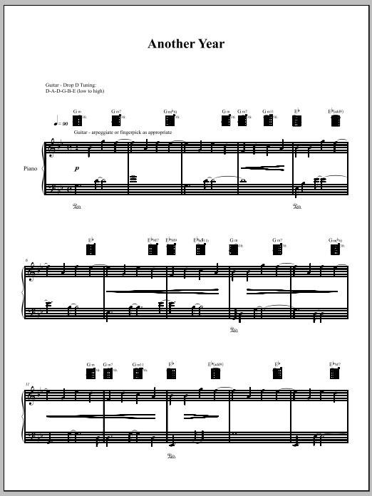 Learn to play Amanda Palmer Another Year sheet music for Piano, Vocal & Guitar Chords (Right-Hand Melody) in minutes. Price: 7.8900$ Amanda Palmer Another Year sheet music notes and chords arranged for Piano, Vocal & Guitar Chords (Right-Hand Melody)