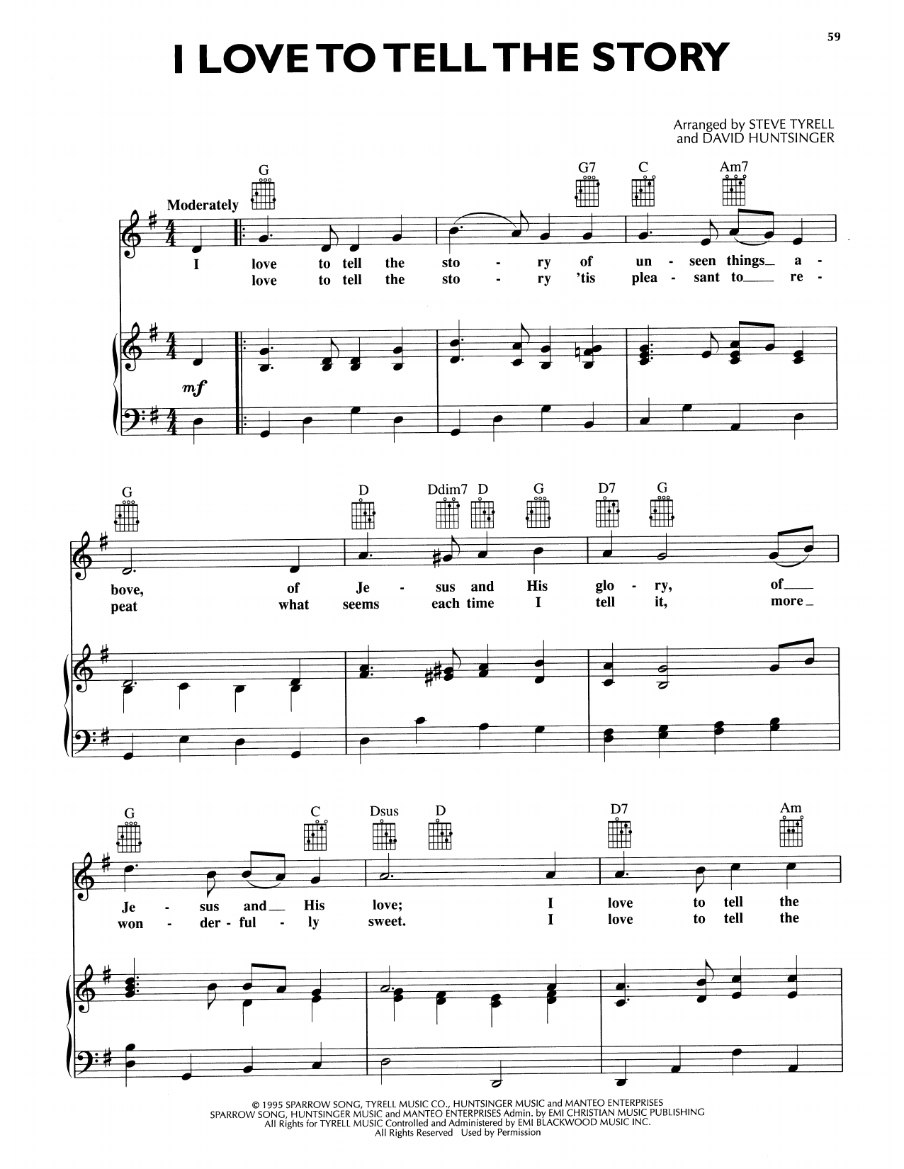 Learn to play Andy Griffith I Love To Tell The Story sheet music for Piano, Vocal & Guitar Chords (Right-Hand Melody) in minutes. Price: 7.8900$ Andy Griffith I Love To Tell The Story sheet music notes and chords arranged for Piano, Vocal & Guitar Chords (Right-Hand Melody)