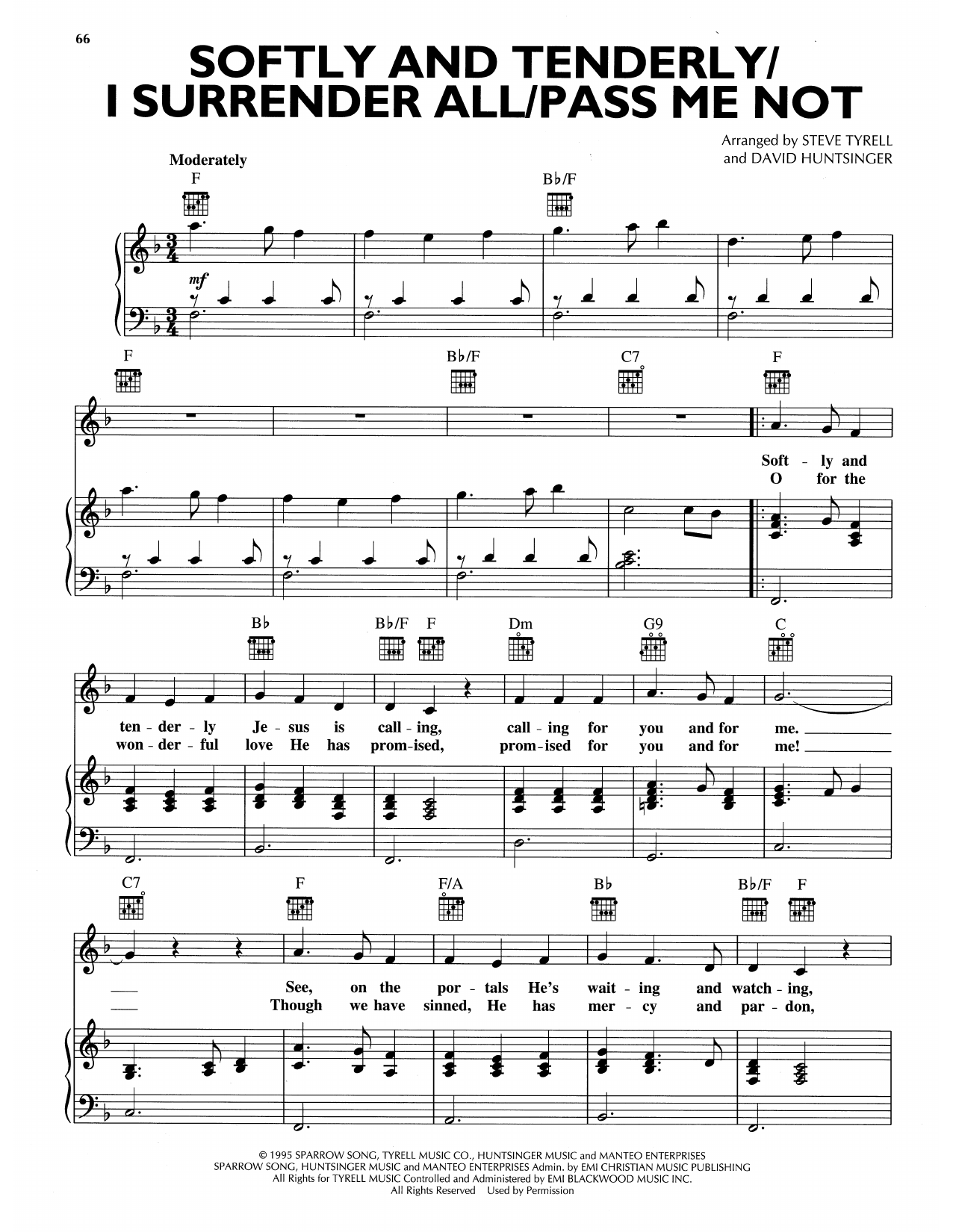 Learn to play Andy Griffith Softly And Tenderly/I Surrender All/Pass Me Not sheet music for Piano, Vocal & Guitar Chords (Right-Hand Melody) in minutes. Price: 7.8900$ Andy Griffith Softly And Tenderly/I Surrender All/Pass Me Not sheet music notes and chords arranged for Piano, Vocal & Guitar Chords (Right-Hand Melody)