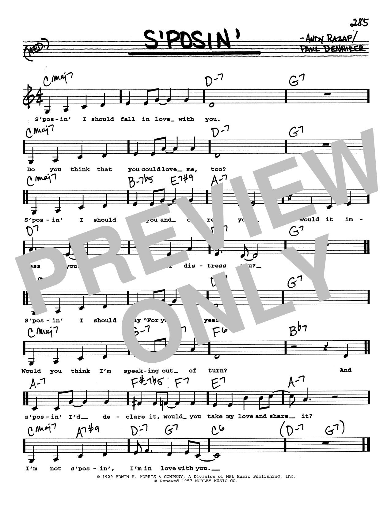  Sheet Music