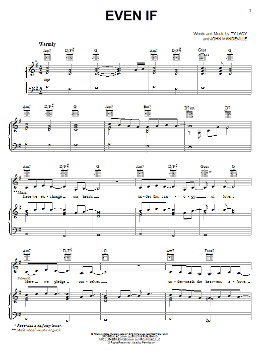 Learn to play Angelo & Veronica Even If sheet music for Piano, Vocal & Guitar Chords (Right-Hand Melody) in minutes. Price: 7.8900$ Angelo & Veronica Even If sheet music notes and chords arranged for Piano, Vocal & Guitar Chords (Right-Hand Melody)