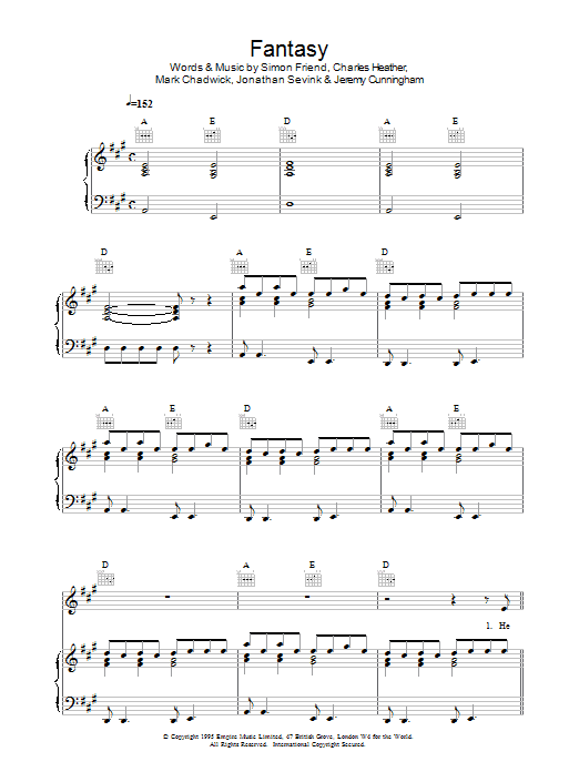 Learn to play Appleton Fantasy sheet music for Piano, Vocal & Guitar Chords in minutes. Price: 7.8900$ Appleton Fantasy sheet music notes and chords arranged for Piano, Vocal & Guitar Chords